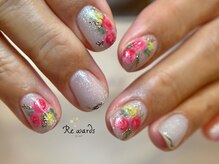 リワーズネイル 千歳船橋店(ReWARDs nail)/ローズネイル