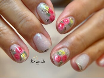 リワーズネイル 千歳船橋店(ReWARDs nail)/ローズネイル