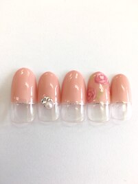 フラワーネイル￥8980