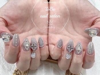 ネイルサロン トゥービー 御徒町上野(To Be)/パーツ付け放題コース8990円