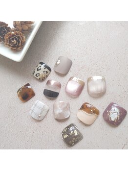 【フット】親指日本アート