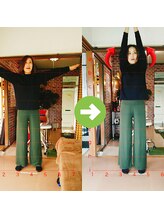 サプライズ整体院/40代ママさんの肩こり初回結果