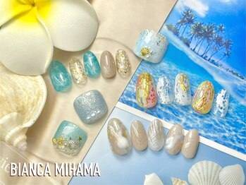 ビアンカ 美浜店(Bianca)の写真/《シンプル～トレンドデザイン、豊富にご用意♪》初回オフ無料/カラーチェンジ◎ネイルをお得に楽しめる☆