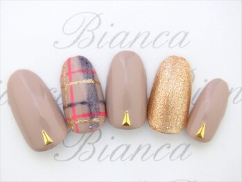 ビアンカ 美浜店(Bianca)/チェックネイル