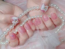 アルスネイル(Ars nail)/ラメリボンネイル