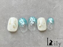 リリー 橋本店(Lily)/ラメブルーネイル☆