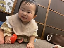 子育てママの整体サロン/施術中のお子様の様子