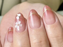 桜ホロネイル　銀座フィルイン