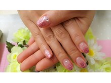 プルミエ ネイル(Premier Nail)/ピンクラメグラデーションネイル