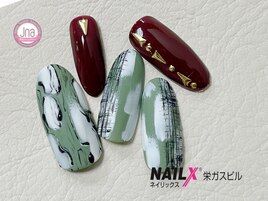 おしゃれ☆カーキネイル