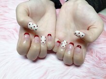 ネイルアンドアイラッシュサロン エスポアール(nail&eyelash salon espoir)/ハートネイル　75分コース