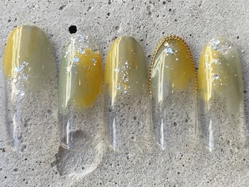 フリークネイル(FREAK Nail)/マスタードクリアラメ ¥7000