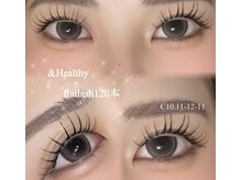 ピュア(pur.)/＆healthyフラットラッシュ120本