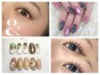 アンリーフ高田馬場店(an leaf)の写真/【同時施術OK!!最高級ミンク付け放+定額ネイルが￥9260～】忙しい方に大人気♪たった2時間で女子力UP☆☆