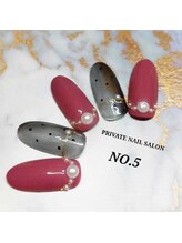 ナンバーファイブ(N°5)/シースルードットネイル☆