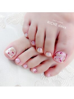 リッシュ ドゥ(RICHE deux)/オーロラ押し花フット