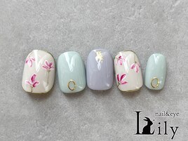 上品フラワーネイル♪