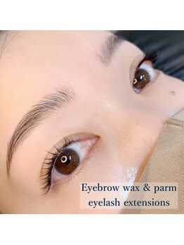 スリーネイルプラスアイラッシュ(Threee Nail+Eyelash)/眉毛、まつ毛同時施術で垢抜け！