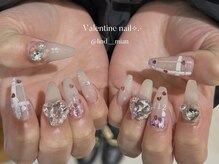 リンドネイル バイ モカ アンド ララ(Lind nail by moca and LaLa)/【mian】バレンタインネイル
