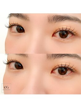 エンズ 代官山(O`s)/カラーエクステ140本ブラウン