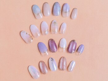 カミアンユイヤ ネイルラボ(KAMIANYUIYA Nail LAB)の写真/王道ネイルでも個性的なデザインで周りと差をつける☆オフィスや日常に馴染むシンプルなデザインが得意◎