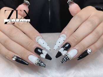 ゼン ネイル デザイン 池袋(ZEN NAIL DESIGN)/題長さだしやり放題×つけ放