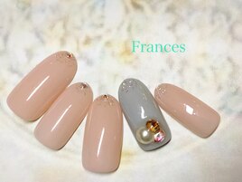 シンプルストーンネイル