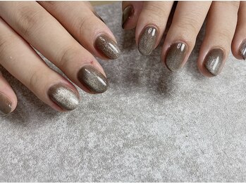 サンハチ(38)/brownマグネットネイル