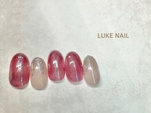 ルークネイル 恵比寿店(LUKE NAIL)/ピンクニュアンスマーブル　春夏