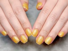 イエローラメネイル