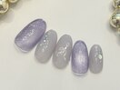 パープルマグ×リボン