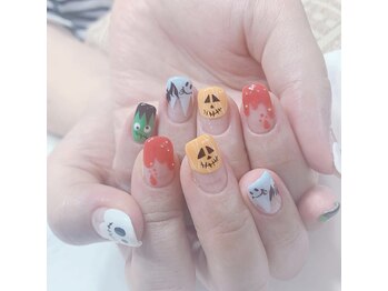 オーブ(AUBE)/ハロウィンネイル★10800円