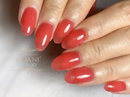 冬にレッドネイル人気です音標