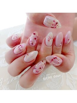 リッシュ ドゥ(RICHE deux)/オーロラ押し花ハンド