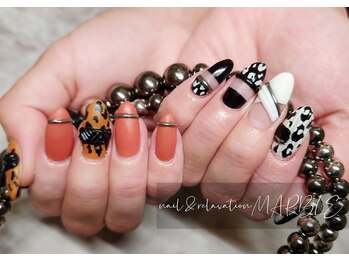 ネイルアンドリラクゼーション マーブル(MARBLE)/つけ放題¥7700