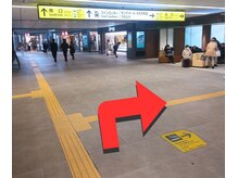 ビューティーアイラッシュ芦屋ラポルテ店☆☆JR芦屋駅からの道案内☆☆
