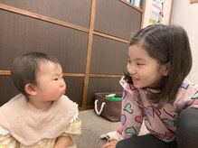 子育てママの整体サロン/施術中のお子様の様子
