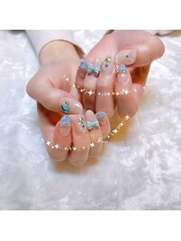 Suzu/仙台/ツイードネイル