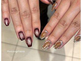 75分アート★アシメ囲みネイル♪