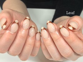 個性派　フレンチネイル