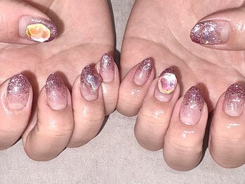 ホロラメでグラデ♪ちゅるパーツ