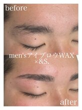 アンドエス(&S.)/眉毛迷子のメンズ必見★