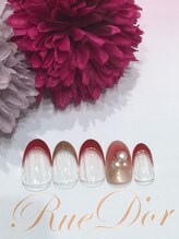 ツメトトノウ/オシャレ赤フレンチ