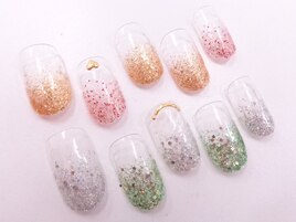 ラメグラデーション