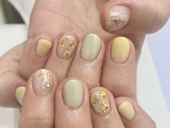 ゴッダスネイル(GODDESS NAIL)/カスタムデザイン4本8140円