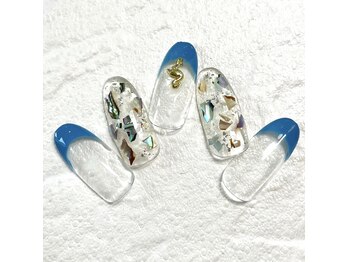 ミュナ(myuna)/ターコイズブルーフレンチ