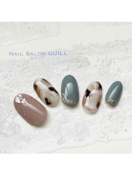 ネイルサロン クイル(QUILL)/9月白べっ甲(2)