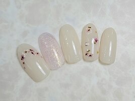 押し花ネイル¥9890