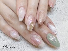 アールローズ(R-rose)/マーブルネイル