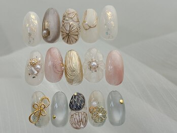 金木犀 札幌駅前店/和装ネイル〇ウェディングネイル